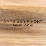 The Lenox in Black Walnut